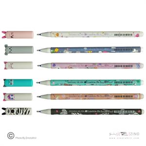 خودکارژل پاکشو0/5(طرح حیوانات جنگل) کیوت رایت اسمارت پرینس (بسته 2رگلامی)